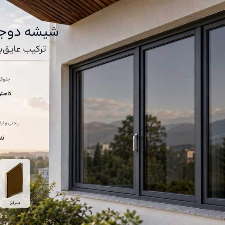 راهنمای خرید شیشه دوجداره دودی