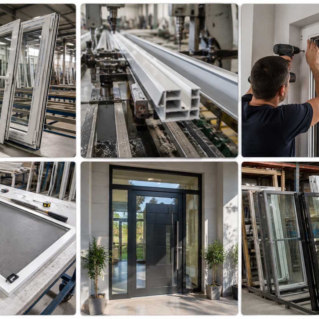 تصاویر نمونه درب و پنجره upvc