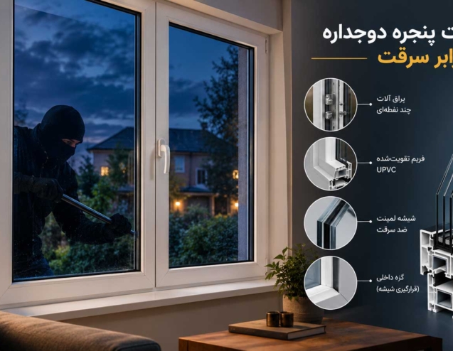 بررسی امنیت پنجره های دوجداره یو پی وی سی