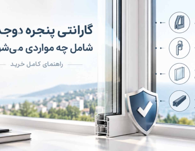 گارانتی چنجره های دوجداره upvc